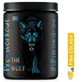 M B Muscle Builder's The Wolf Pre Workout Gym Supplement to Boost Your Energy & Performance/Body Building Powder for Men & Women [30-60 Servings, Pina Colada, 255g]