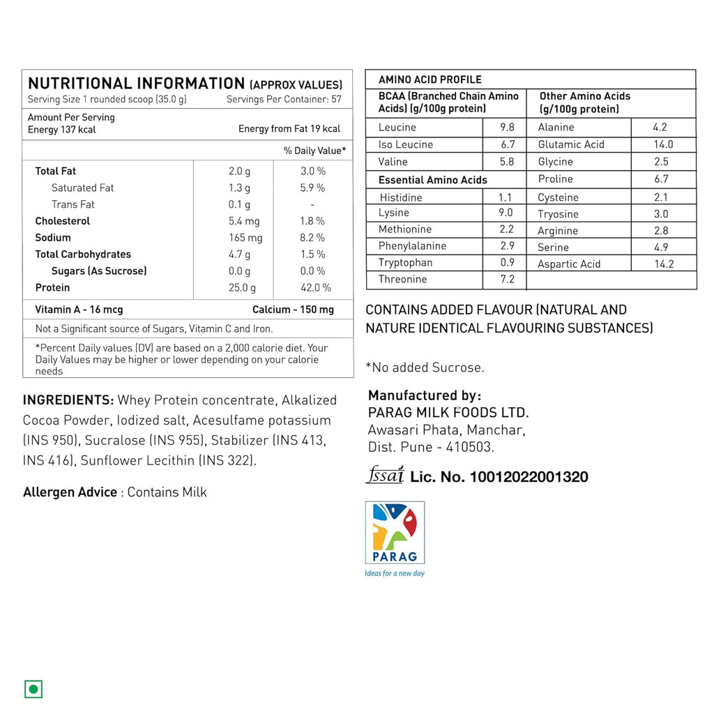 avvatar PERFORMANCE WHEY PROTEIN | 2Kg | Cold Coffee Flavour | 25g Protein | 57 Servings