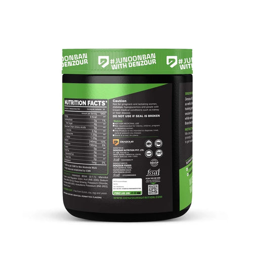 Denzour BCAA Intra-Workout - 300g (Lychee)| BCAA 5000mg & Leucine 2500mg
