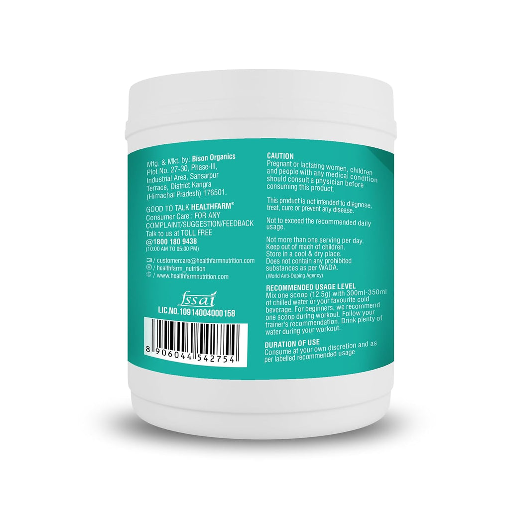 Healthfarm Thpre X Pre Workout Powder| Sports Nutrition Supplement for Men & Women - For Working Out, Hydration, Mental Focus & Energy - 40 Servings (500G, Icy Blue Razz)