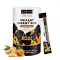 Kapiva Shilajit Energy Sips | With 100% Pure Shilajit/Shilajeet | 250mg Shilajit/Stick | Boosts Energy & Stamina | 30 Sachets | Ginger Honey Flavour (30 N)