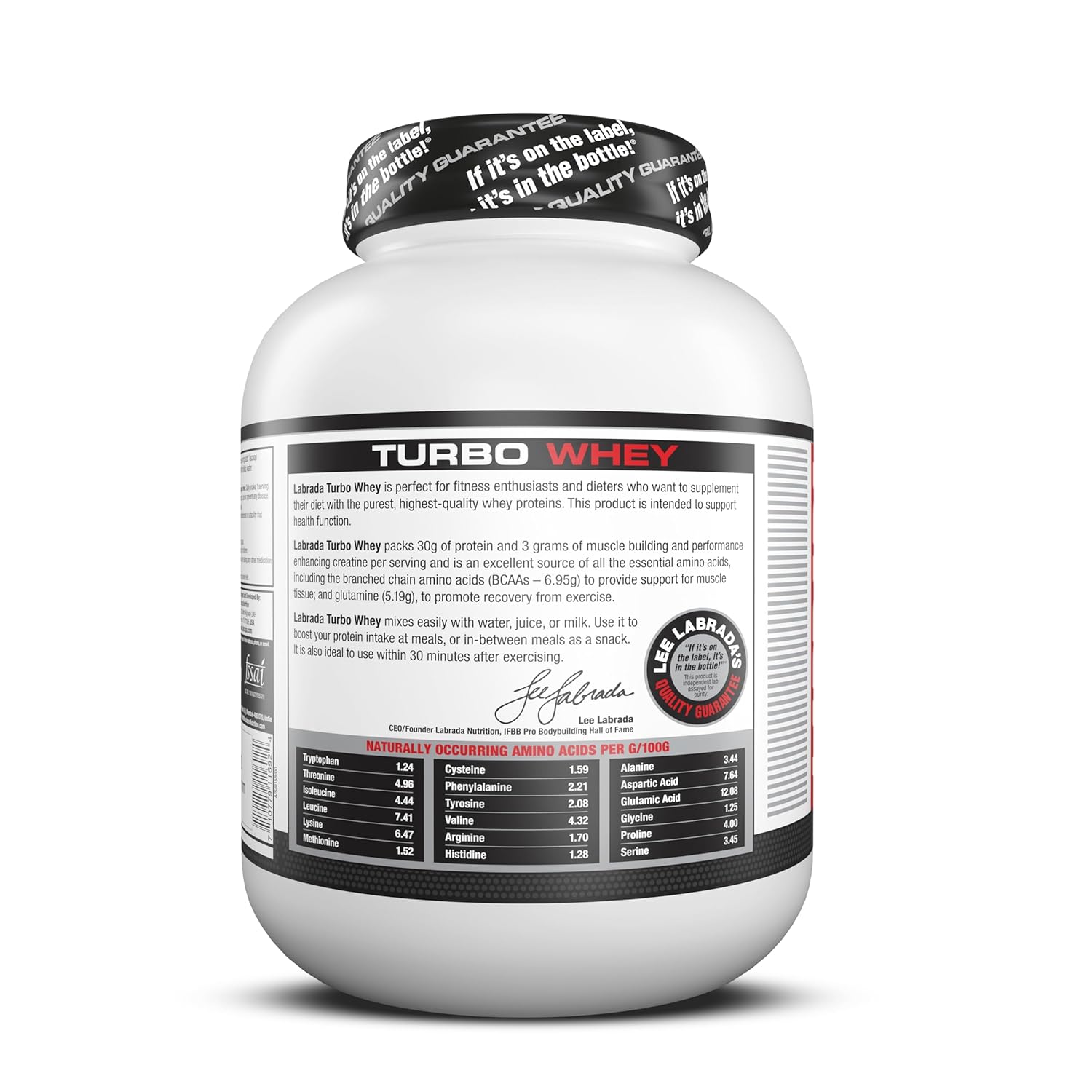 Labrada Turbo whey Protien Isolate, 1.8kg, Cafe Brazil