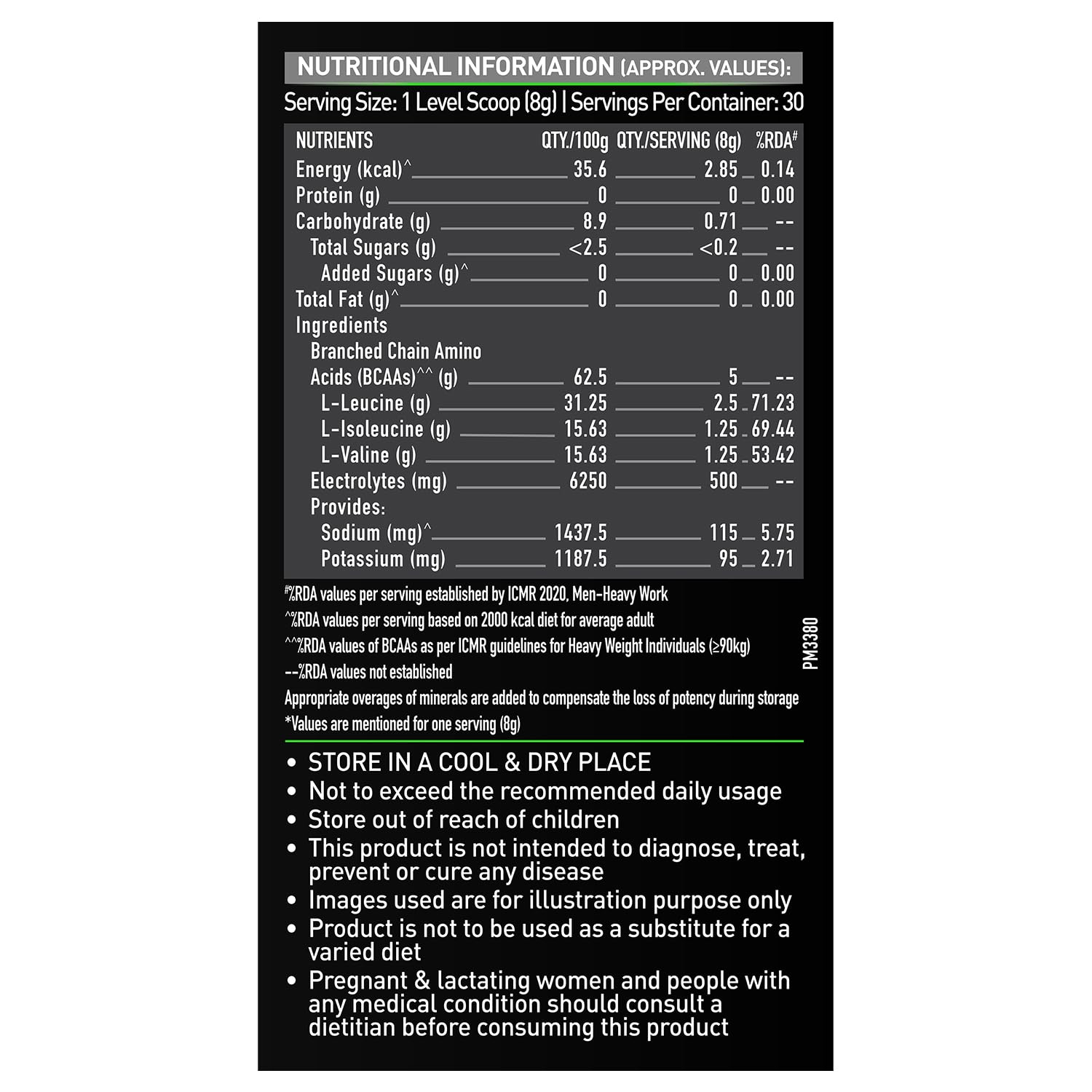 MuscleBlaze BCAA Pro Powder, Powerful Intra Workout (Tropical Fest, 240g, 30 Servings) | With 5g BCAAs & 500mg Electrolytes