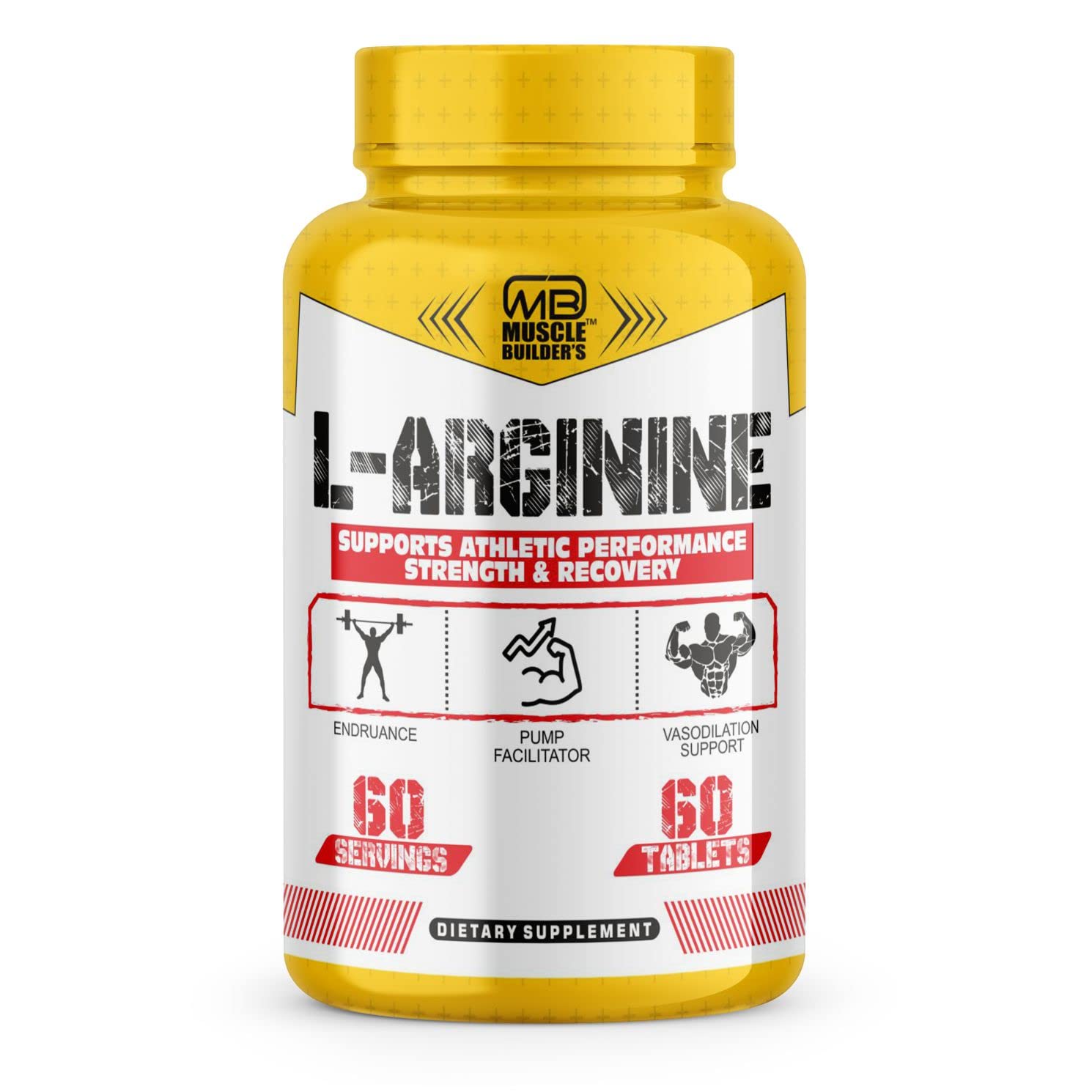M B Muscle Builder's HEALTH Supplement- (L-Arginine) Tablet