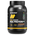 NUTRABAY Gold Hydrolyzed Pea Protein Powder - 1kg, Rich Chocolate Crème | 25g Protein, 4.6g BCAA, 5g Fiber | Complete Amino Profile | Tastiest & Smoothest Vegan, Plant Protein | Muscle Gain & Fast Recovery