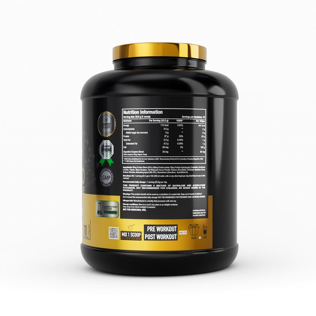 One Science Nutrition IsoGold Whey Protien Isolate, 2.27kg, Cafe Mocha