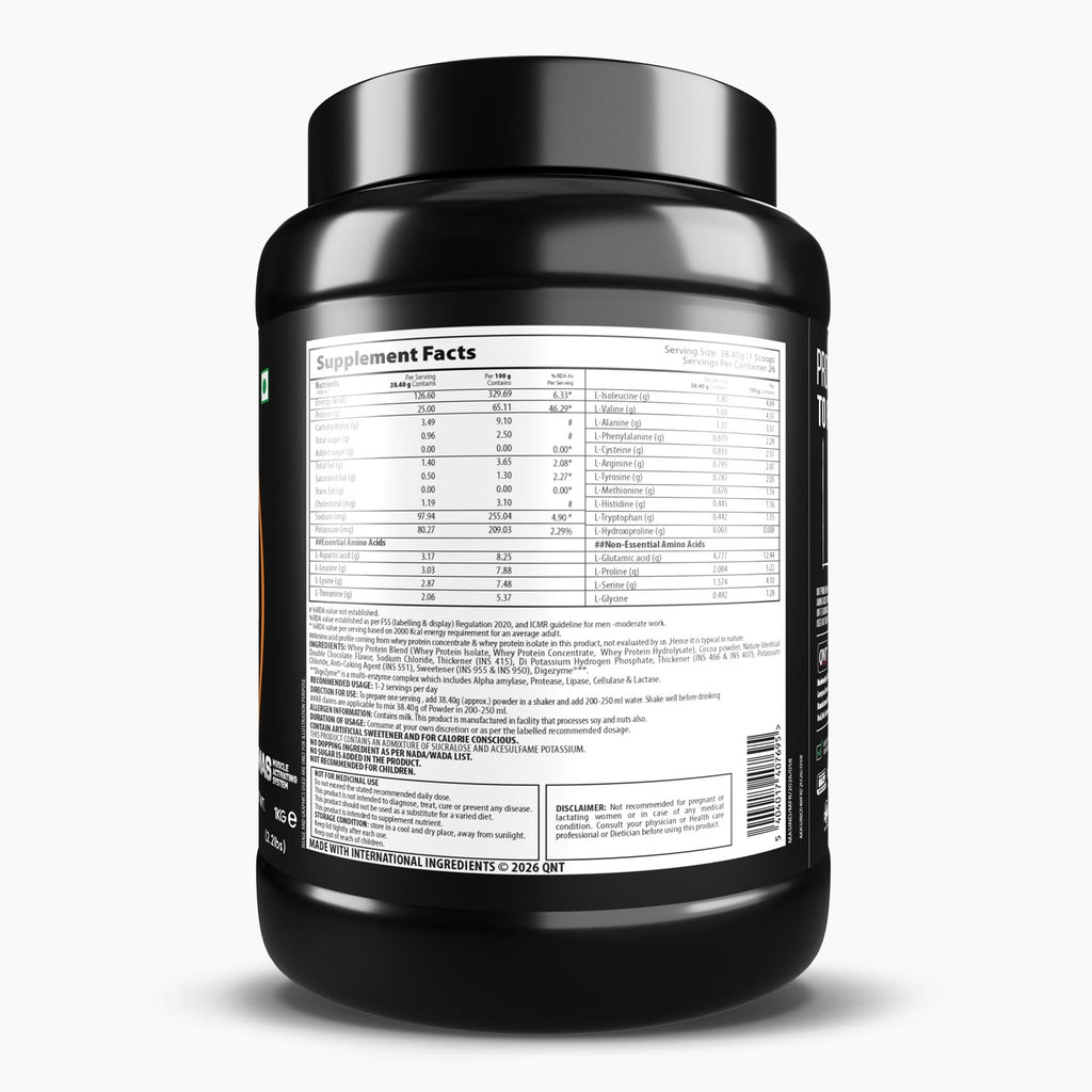 PRIME WHEY TRIPLE BLEND ISOLATE PROTEIN DOUBLE CHOCOLATE, 1 KG