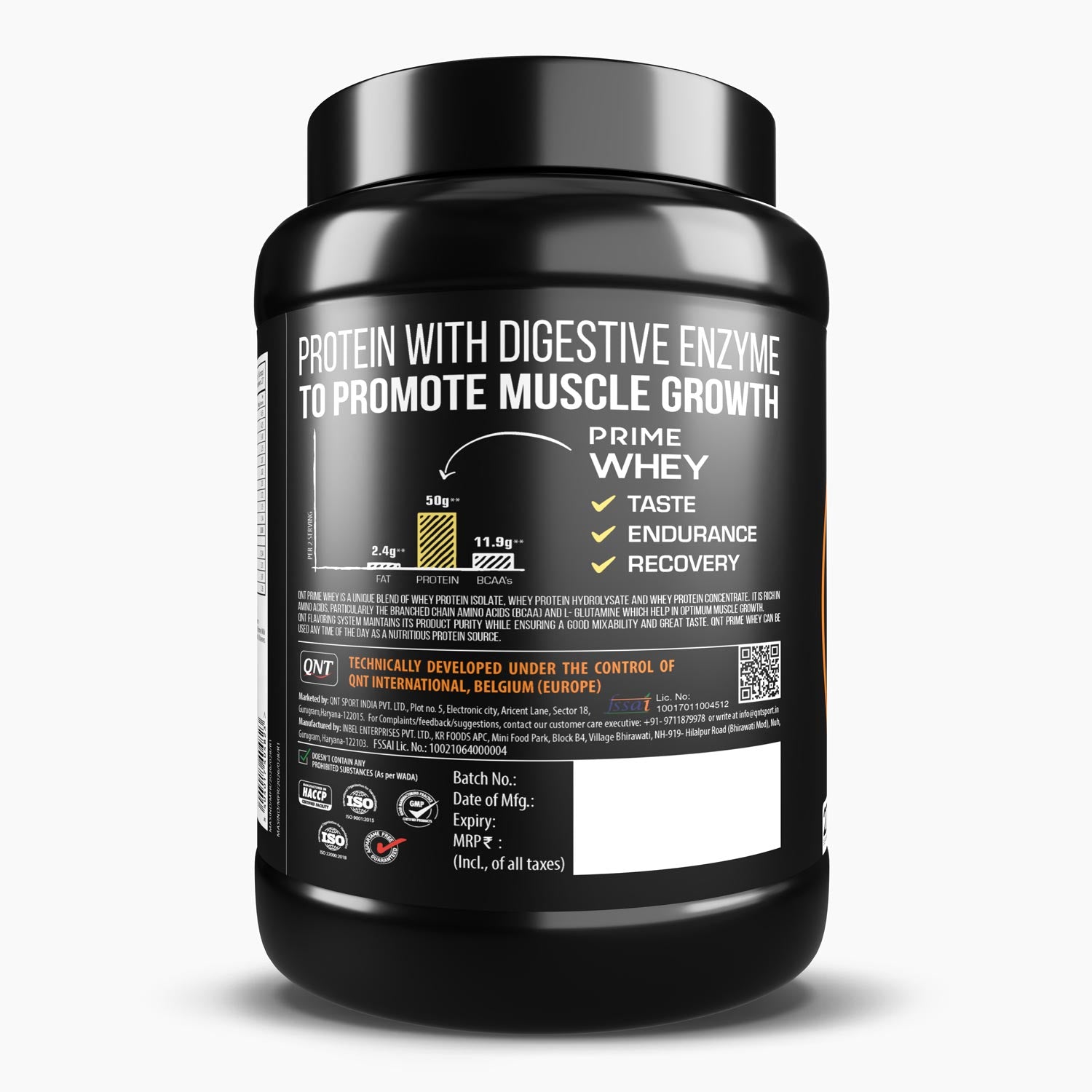 PRIME WHEY TRIPLE BLEND ISOLATE PROTEIN | KESAR KAJU PISTA, 1 KG