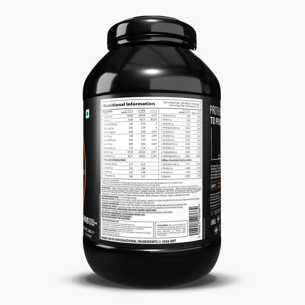 PRIME WHEY TRIPLE BLEND ISOLATE PROTEIN DOUBLE CHOCOLATE, 2 KG