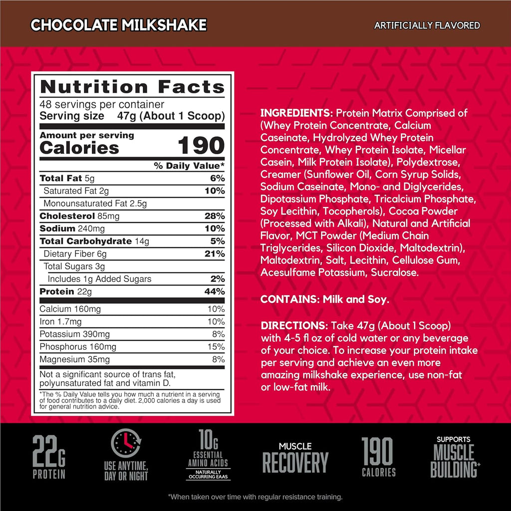 BSN Syntha 6 Protein Powder - 5 lbs, 2.27 kg (Chocolate Milkshake)